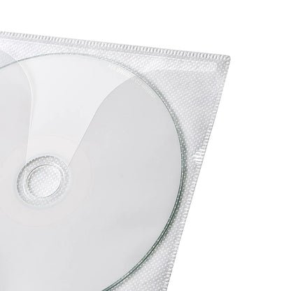 DVD/CD Non-woven Fabric Case (with Ring Hole, White) FCD-FR50WN