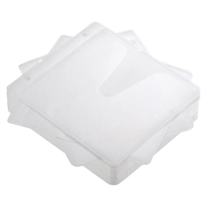 Blu-ray Disc Compatible Non-woven Fabric Case (with ring holes, 50 pieces, white) FCD-FRBD50W