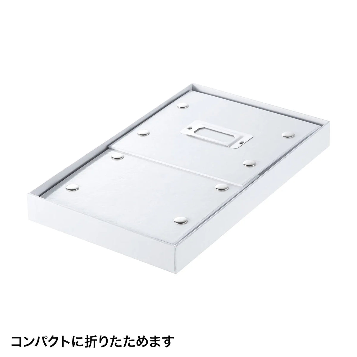 組み立て式CD BOX（ホワイト） FCD-MT3WN