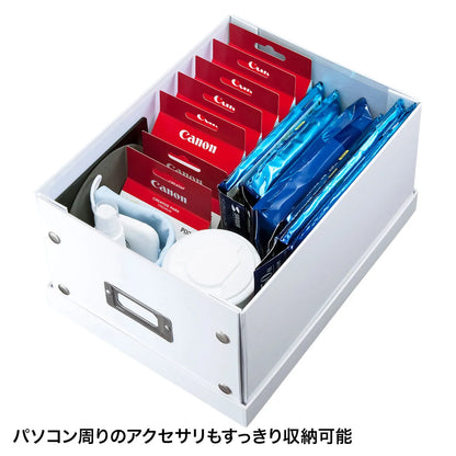 組み立て式DVD BOX（ホワイト） FCD-MT4WN