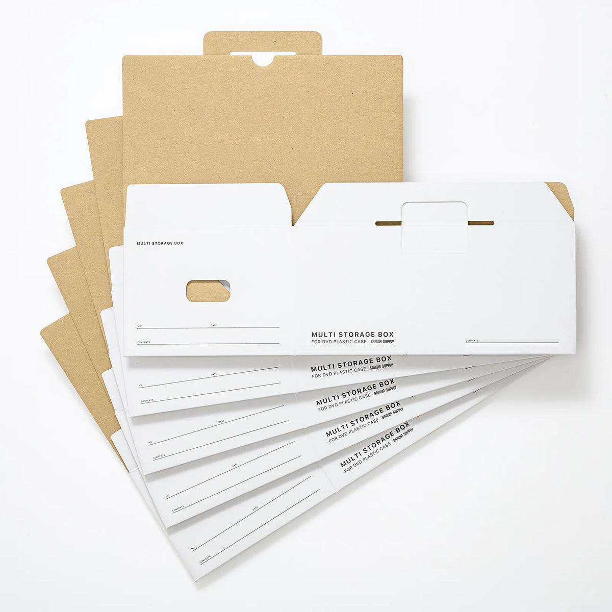 Multi-storage box case (5 pieces, for DVD tall cases) FCD-MT6W
