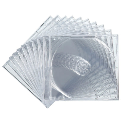 Blu-ray/DVD/CD Case (Set of 10, Clear) FCD-PN10CLN