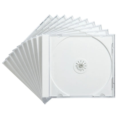 Blu-ray・DVD・CDケース（10枚セット・ホワイト） FCD-PN10WN