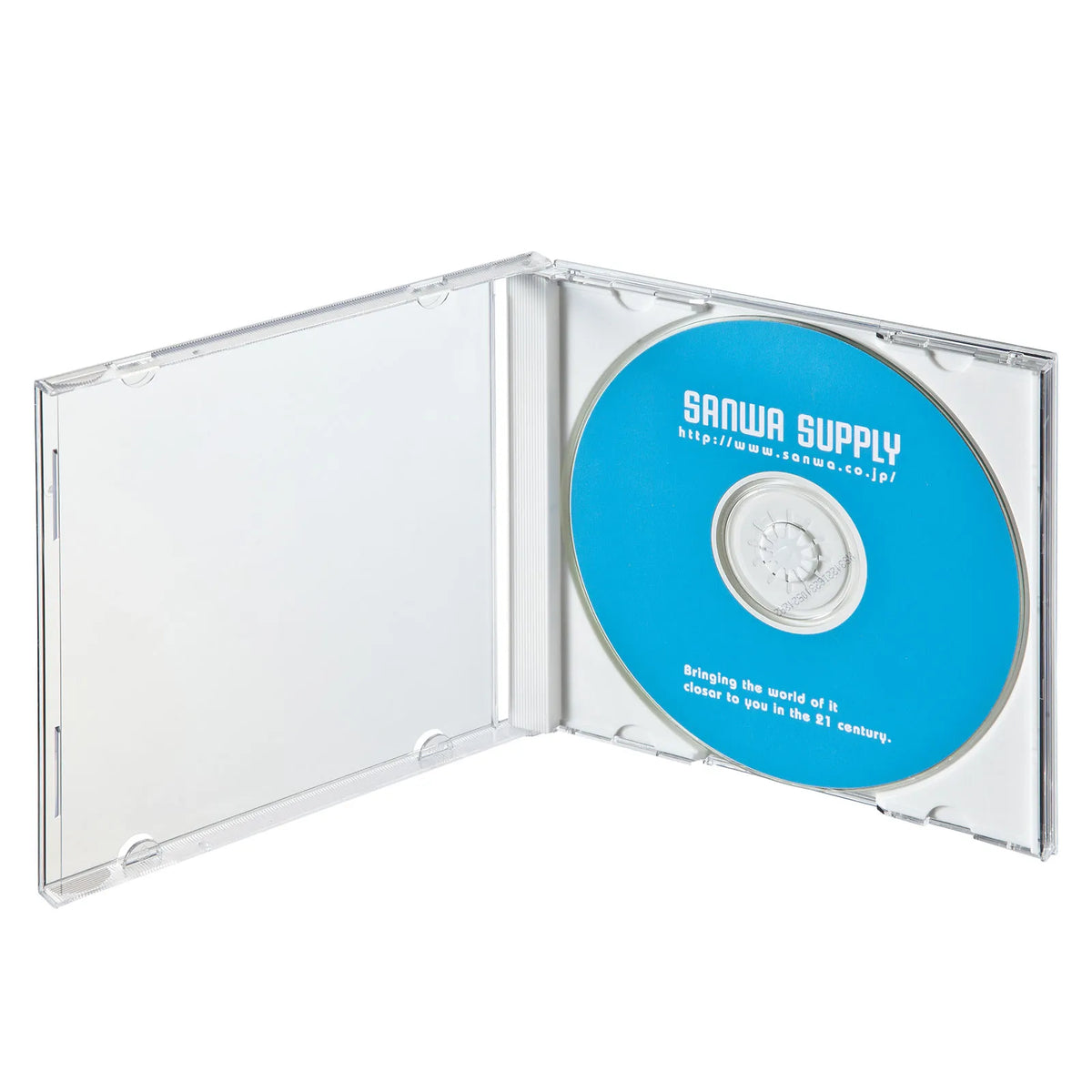 Blu-ray・DVD・CDケース（10枚セット・ホワイト） FCD-PN10WN