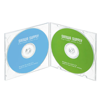 Blu-ray/DVD/CD Case (2-disc soft type, 10-pack) FCD-PSW10CL