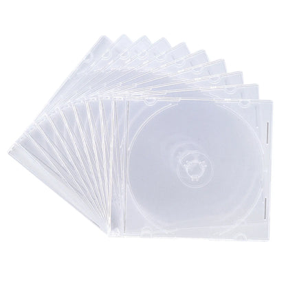 Blu-ray・DVD・CDケース（スリムタイプ・10枚セット・クリア） FCD-PU10CLN