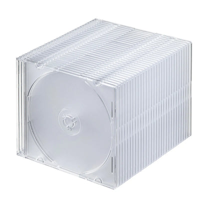 Blu-ray/DVD/CD Case (Slim Type, 30-Pack, Clear) FCD-PU30CLN