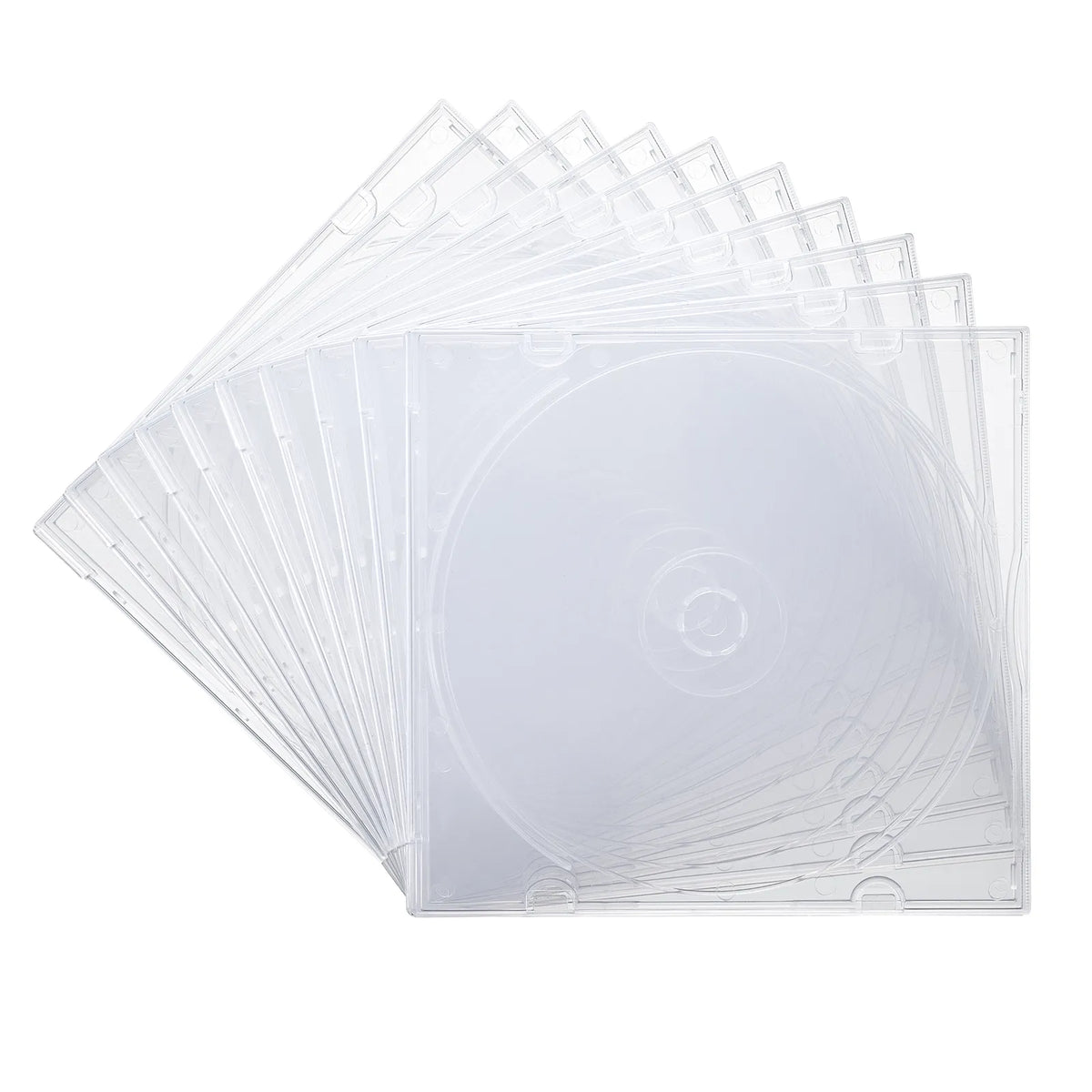 Blu-ray・DVD・CDケース（1枚収納ソフトタイプ・10枚セット） FCD-PUS10CL