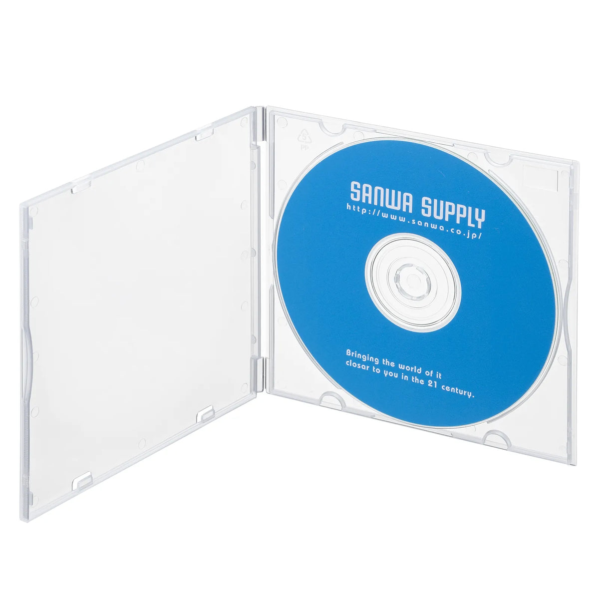 Blu-ray・DVD・CDケース（1枚収納ソフトタイプ・10枚セット） FCD-PUS10CL