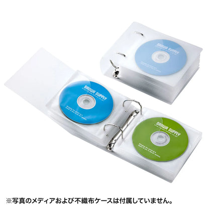 Ring binder case (holds 36 sheets, clear) FCD-RG36CLN