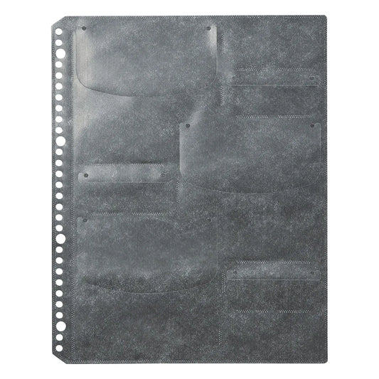 Blu-ray Disc Compatible A4 Refill Sheets (5 sheets included, Black) FCD-RLBD30BK
