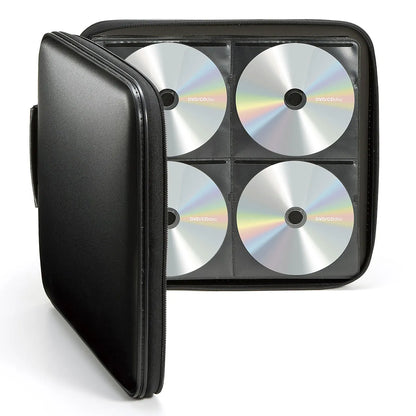 DVD/CD Semi-Hard Case (Holds 160 Discs, Black) FCD-WL160BK
