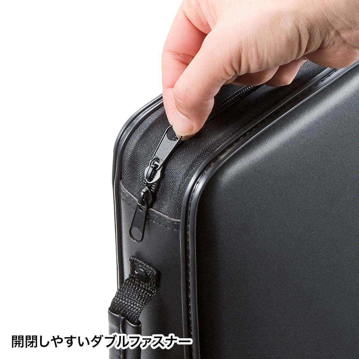 DVD/CD Semi-Hard Case (Holds 160 Discs, Black) FCD-WL160BK