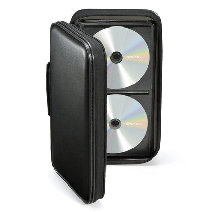 DVD/CD Semi-Hard Case (Holds 96 Discs, Black) FCD-WL96BK