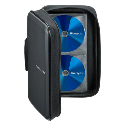 Blu-ray Disc Compatible Semi-Hard Case (Holds 104 Discs, Black) FCD-WLBD104BK