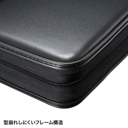 ブルーレイディスク対応セミハードケース（160枚収納・ブラック） FCD-WLBD160BK