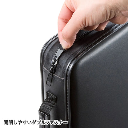 ブルーレイディスク対応セミハードケース（160枚収納・ブラック） FCD-WLBD160BK