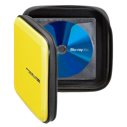 Blu-ray Disc Compatible Semi-Hard Case (Holds 24 Discs, Yellow) FCD-WLBD24Y