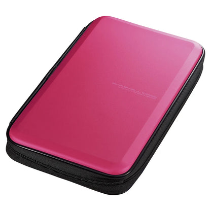 Blu-ray Disc Compatible Semi-Hard Case (Holds 56 Discs, Pink) FCD-WLBD56P