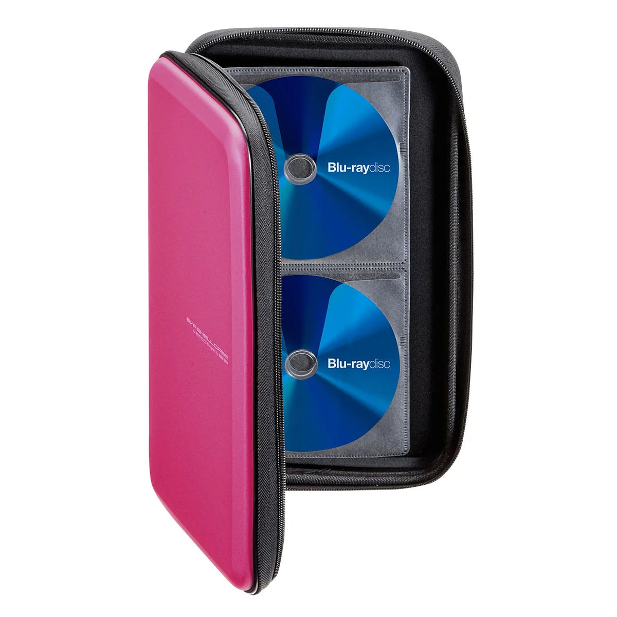 Blu-ray Disc Compatible Semi-Hard Case (Holds 56 Discs, Pink) FCD-WLBD56P