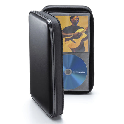 CD case with storage capacity (holds 96 CDs, black) FCD-WLBD96BBK