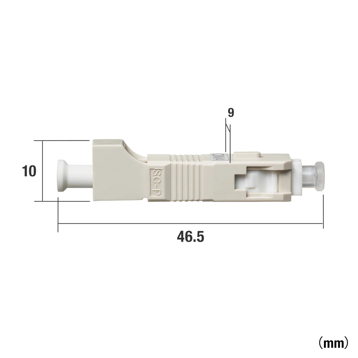 Optical conversion adapter (SC/LC(F), multimode OM4) HAD-SCLCF-50M4