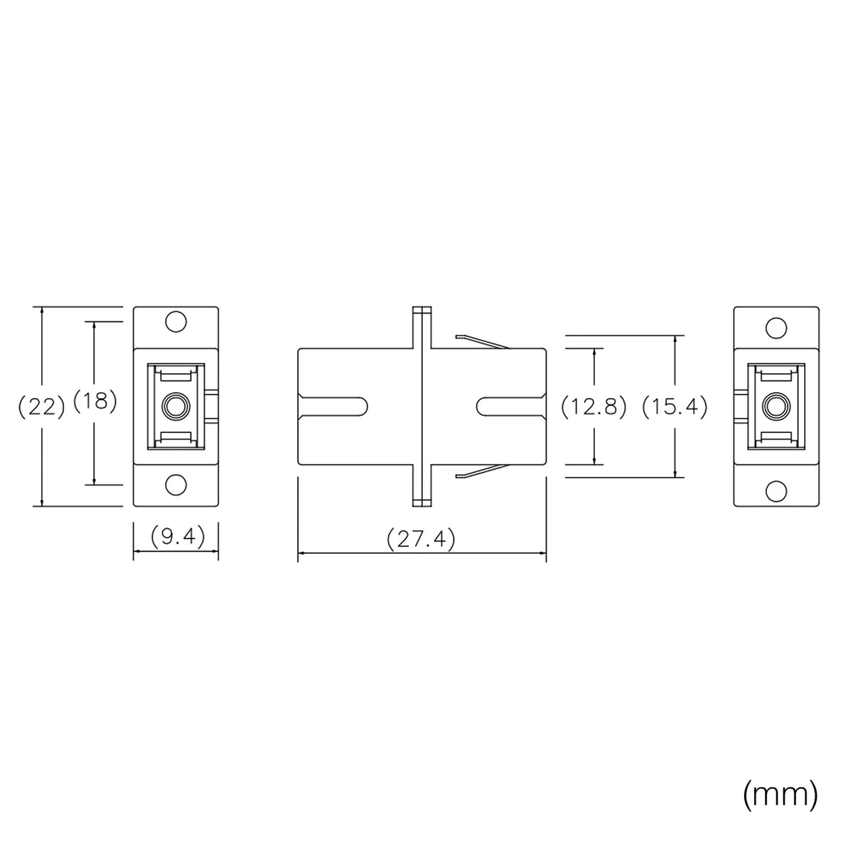Optical adapter HAD-SCSC