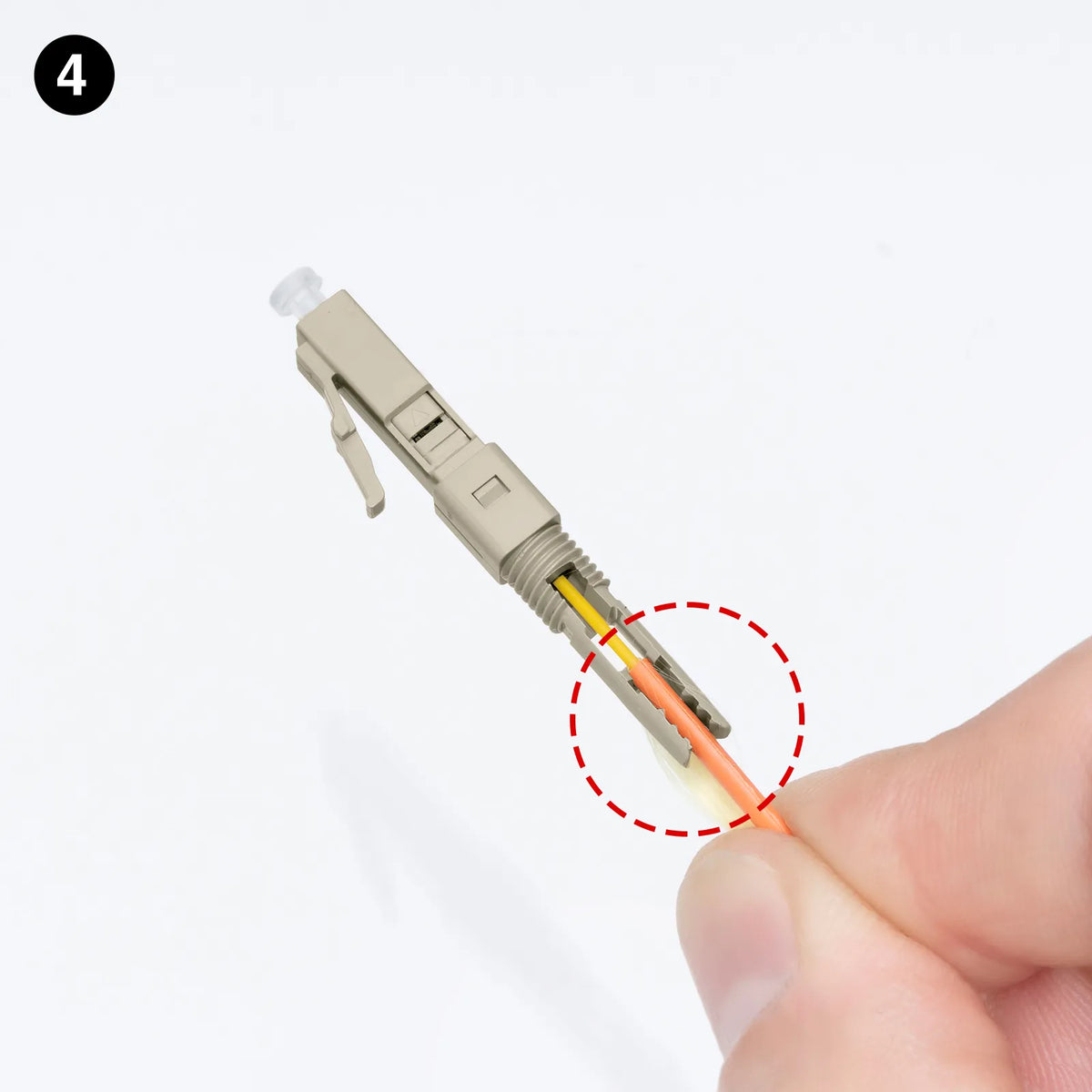 Fiber optic fast LC connector HKB-AC-FLCMM