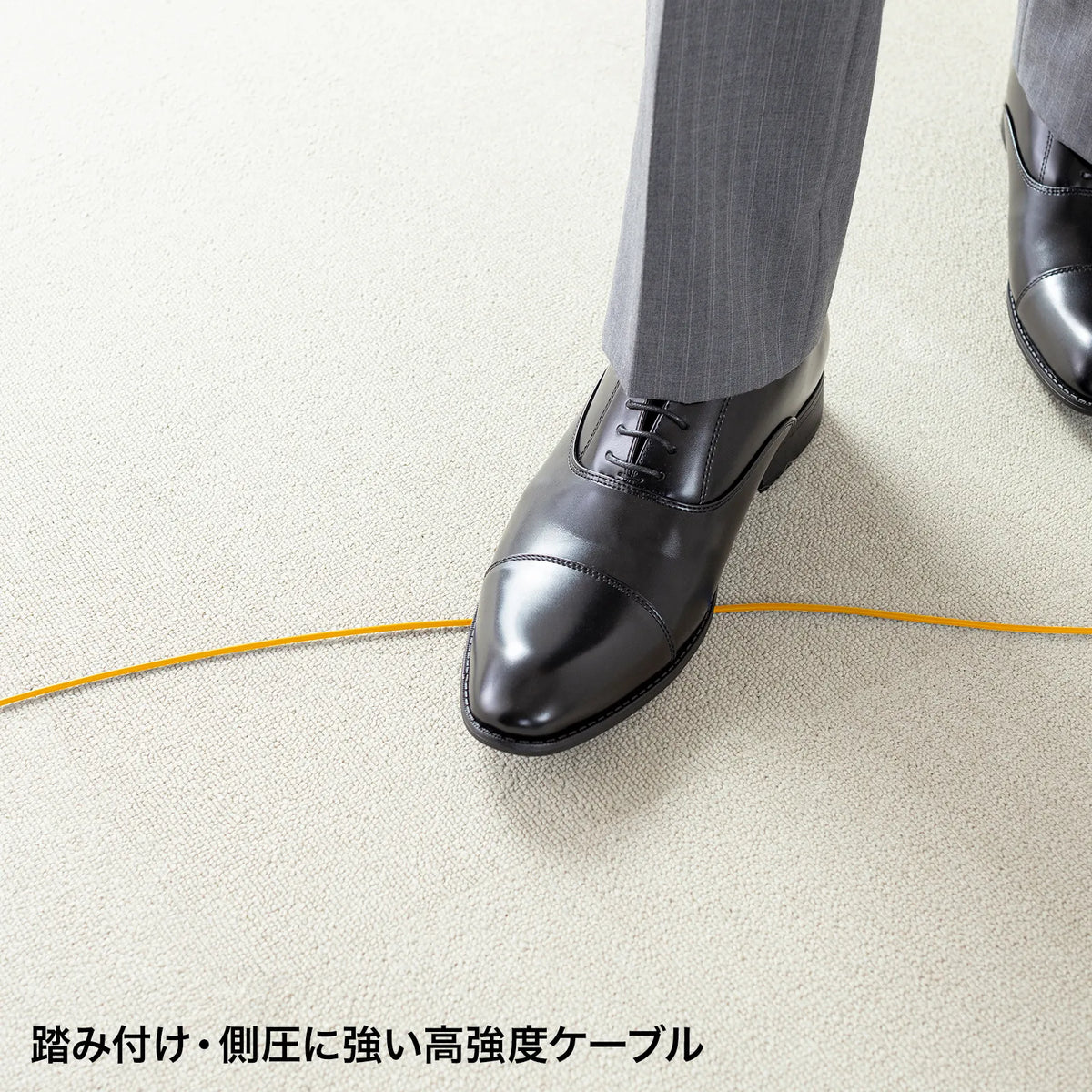 アーマード1芯光ファイバケーブル（シングルモード、SC-SC、１m） HKB-AM1SCSC1-01Y