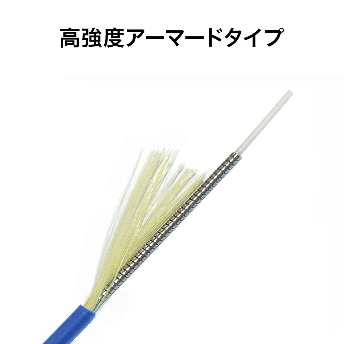 Armored single-core fiber optic cable (single mode, SC-SC, 1m) HKB-AM1SCSC1-01