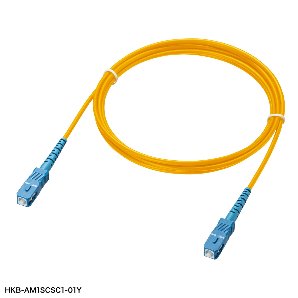 Armored single-core fiber optic cable (single mode, SC-SC, 2m) HKB-AM1SCSC1-02Y