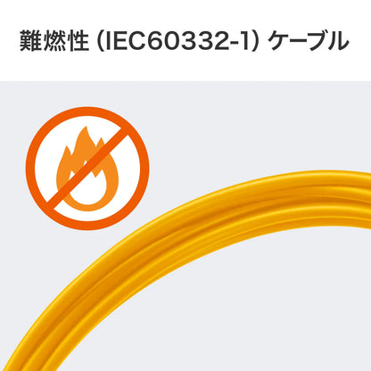 アーマード1芯光ファイバケーブル（シングルモード、SC-SC、3m） HKB-AM1SCSC1-03Y