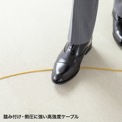 アーマード1芯光ファイバケーブル（シングルモード、SC-SC、5m） HKB-AM1SCSC1-05Y