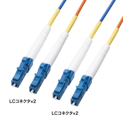 Code bundle type fiber optic cable (single mode, LCx2-LCx2, 50m) HKB-CSLCLC1-050