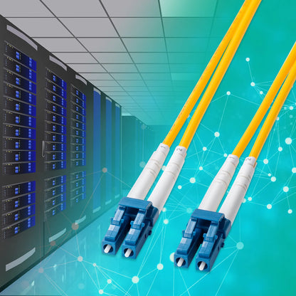 Reinforced spectacle-type fiber optic cable (single mode, LC x 2 - LC x 2, 5m) HKB-HLCLC1-05