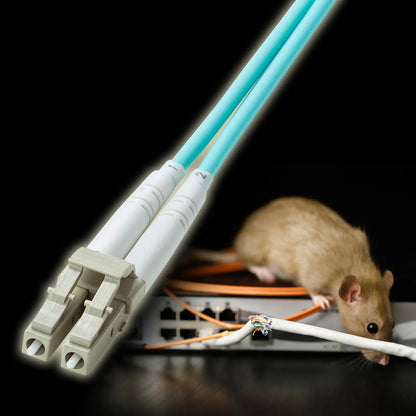 Reinforced spectacle-type fiber optic cable (multi OM3, LC x 2 - SC x 2, 3m) HKB-HOM3LCSC-03