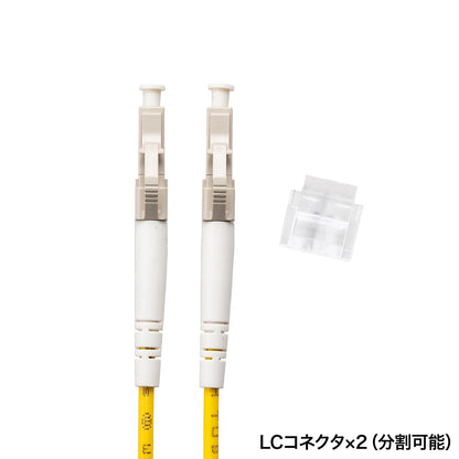 メガネ型光ファイバケーブル（マルチ50μm、LC×2-LC×2、2m） HKB-LCLC5-02N
