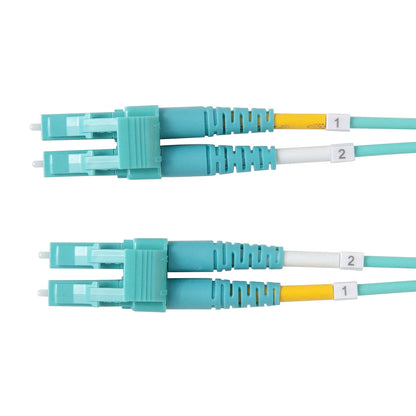 メガネ型光ファイバケーブル（マルチ50μmOM3、LC×2-LC×2、2m） HKB-MOM3LCLC-02