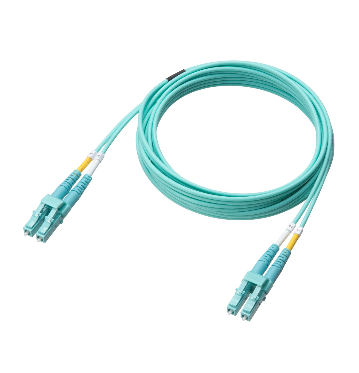 メガネ型光ファイバケーブル（マルチ50μmOM3、LC×2-LC×2、2m） HKB-MOM3LCLC-02