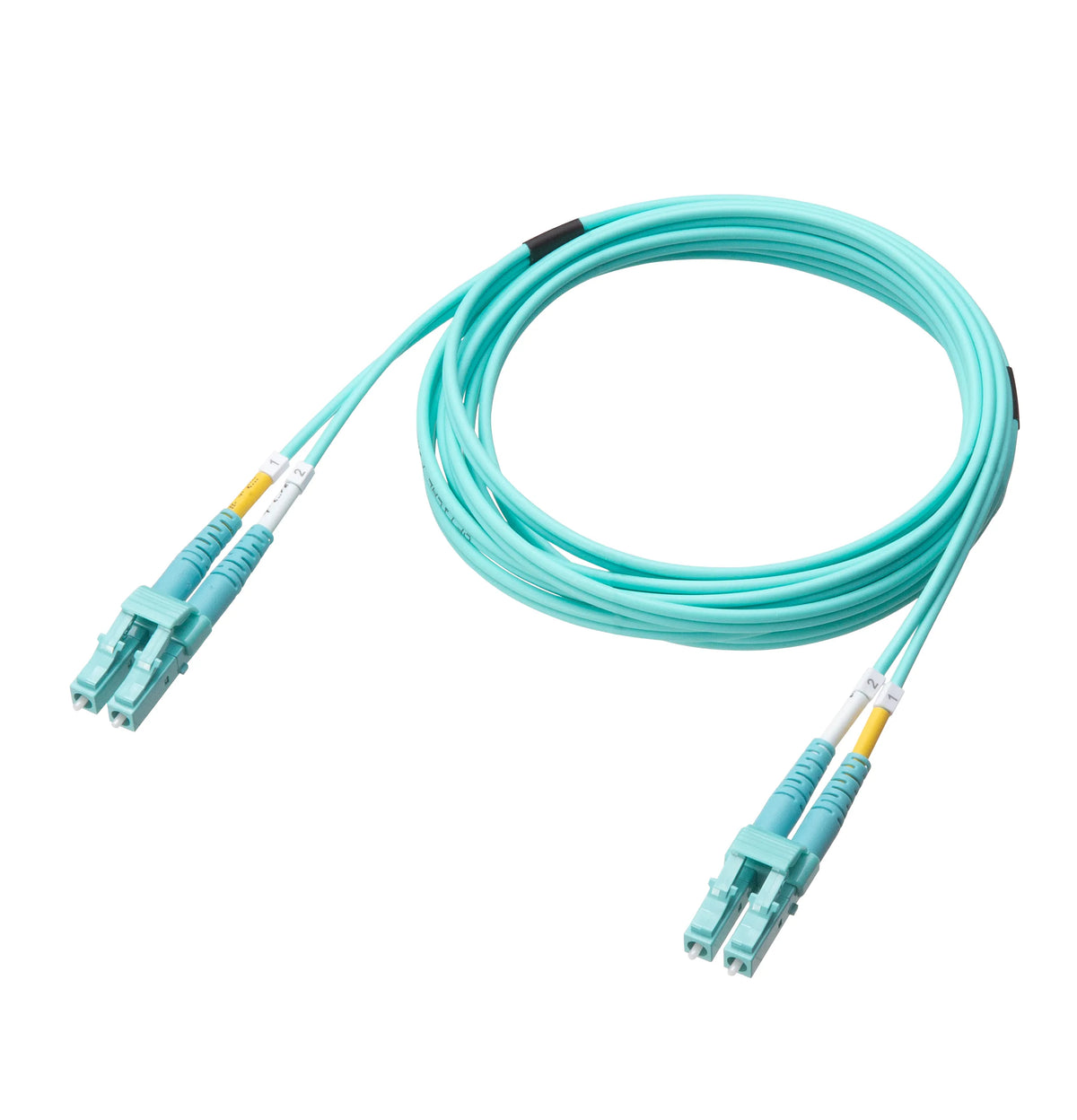 メガネ型光ファイバケーブル（マルチ50μmOM4、LC×2-LC×2、2m） HKB-MOM4LCLC-02