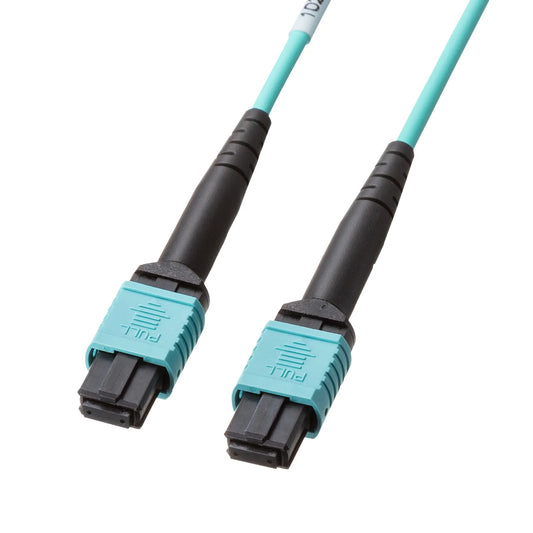 MPO Fiber Optic Cable (OM3, 12 cores, B wiring, 10m) HKB-MPO12M3B-10