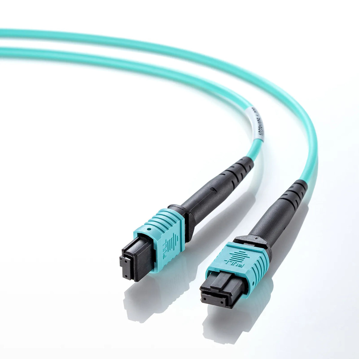 MPO Fiber Optic Cable (OM4, 12 cores, B wiring, 1m) HKB-MPO12M4B-01