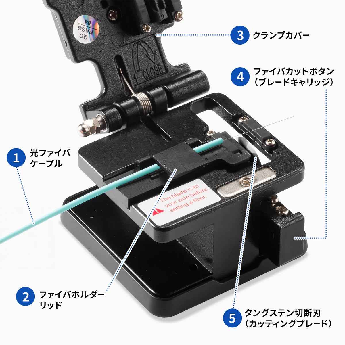 光ファイバクリーバー HKB-TL36