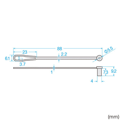 SC connector anti-drop cap (for ferrules) HKB-TLCVR4