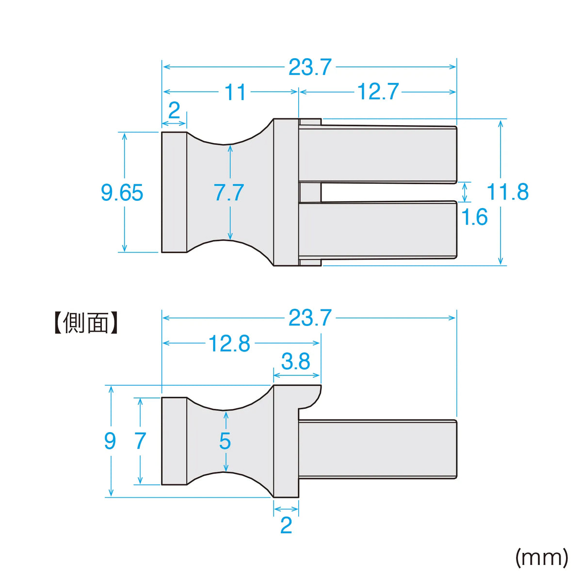 LC port dust cover (2-core type) HKB-TLDST2