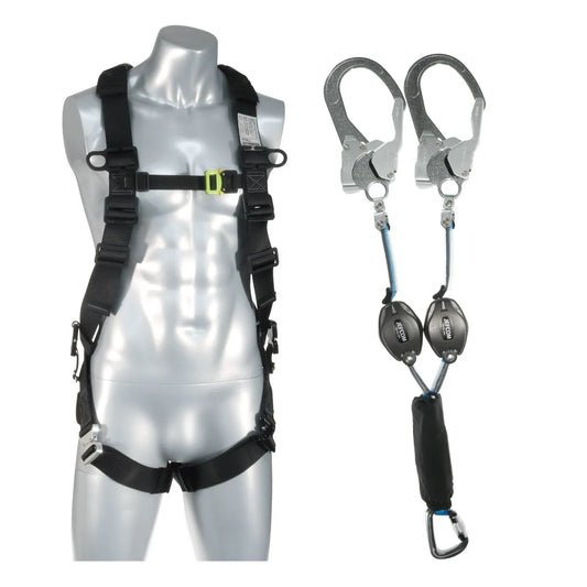 Harness and lanyard set HS-20BKB-A