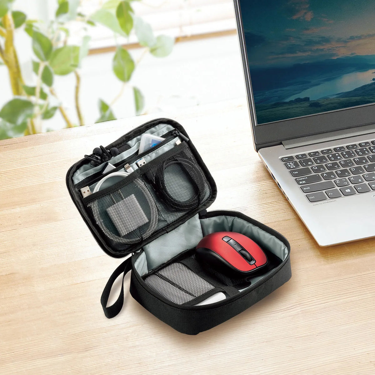 Travel accessory pouch IN-AD11BK