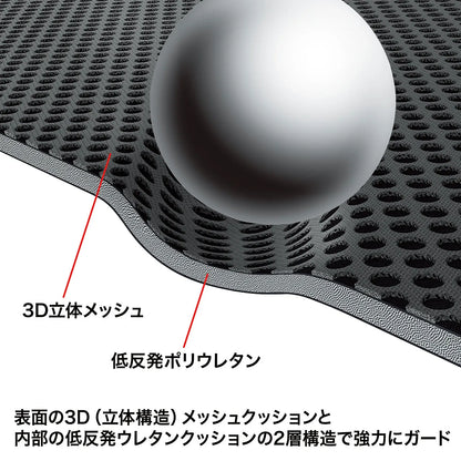 低反発３Ｄメッシュケース（17.3インチ） IN-SG17BK