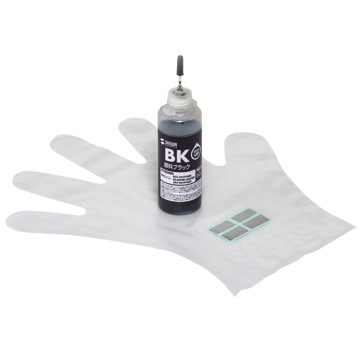 Refill ink cartridge INK-C330B60 (compatible with BCI-300/330 and XKI-N20)
