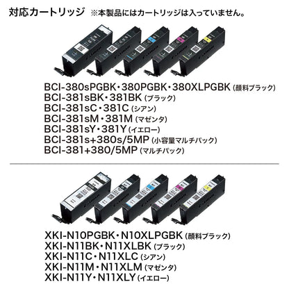Refill ink for BCI-380/XKI-N10PGBK, 381/N11BK, C, M, Y: INK-C380S30S5